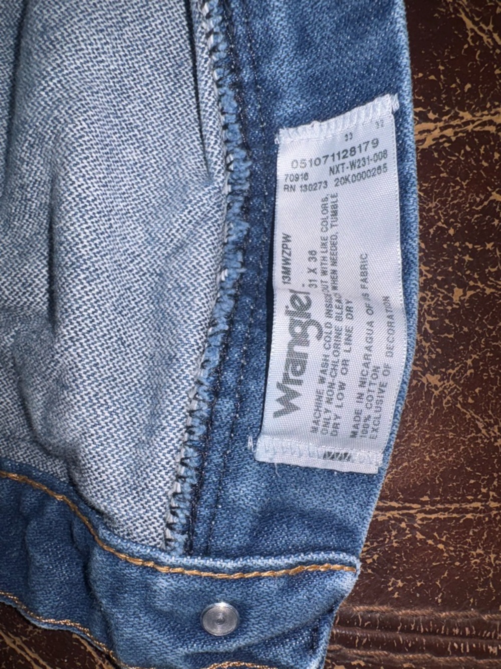 Wrangler Men’s Dark Blue Slim Jeans